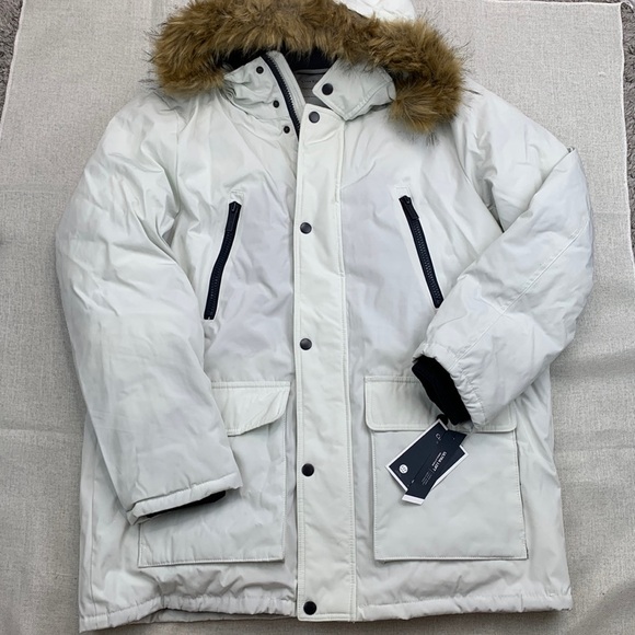 Club Room Men's Parka with a Faux Fur-Hood Jacket Size XL - Picture 1 of 12